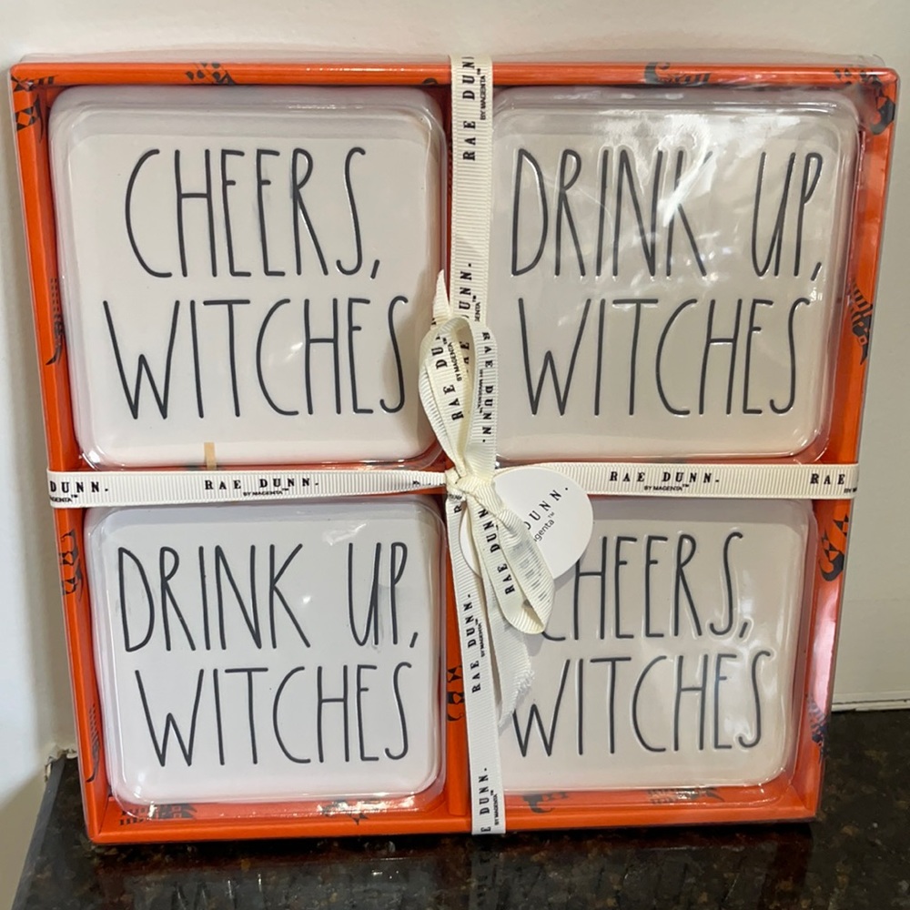 Rae Dunn - CHEERS, WITCHES/DRINK UP WITCHES